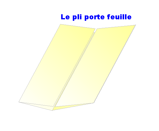 Pli porte-Feuille